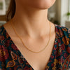 14k Yellow Gold Round Cable Link Chain (1.5 mm)