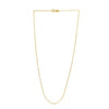 Adjustable Cable Chain in 14k Yellow Gold (0.97 mm)