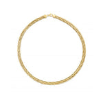 14K Yellow Gold Rapunzel Woven Necklace