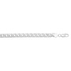 Sterling Silver Rhodium Plated Flat Miami Cuban Chain (7.80 mm), view 4