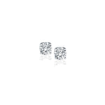 14K White Gold Diamond Four Prong Stud Earrings (1/4 cttw)