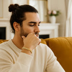 10K Yellow Gold Curb Bracelet (5.70 mm), view 4
