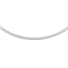 14K Yellow Gold And Silver Reversible Omega Chain Necklace (4.00 mm), view 2