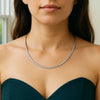 14K Yellow Gold And Silver Reversible Omega Chain Necklace (4.00 mm), view 6