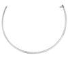 14K Yellow Gold And Silver Reversible Omega Chain Necklace (4.00 mm), view 8
