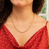 Sterling Silver Gold Plated Paperclip Chain (2.50 mm)