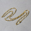 Sterling Silver Gold Plated Paperclip Chain (2.50 mm)