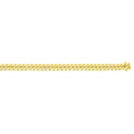 10K Yellow Gold Classic Miami Cuban Solid Bracelet (6.10 mm), view 2