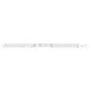 Sterling Silver Rhodium Plated Railroad Chain ID Bracelet, view 2