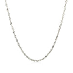 14k White Gold Singapore Chain (1.30 mm) (Style 48171), view 3