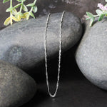 14k White Gold Singapore Chain (1.30 mm) (Style 48171), view 15