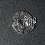 14k White Gold Classic Box Chain (1.4 mm), view 10
