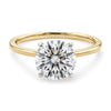 1 1/2 Carat Round Lab Grown IGI G/VS1 Diamond Solitaire Ring in 10K Yellow Gold