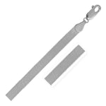14K White Gold Super Flex Herringbone Bracelet (4.60 mm)