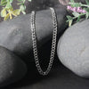 Rhodium Plated 3.7mm Sterling Silver Curb Style Chain (3.70 mm), view 3
