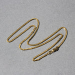 14k Yellow Gold Square Wheat Chain (1.80 mm), view 10