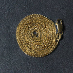 14k Yellow Gold Square Wheat Chain (1.80 mm), view 2