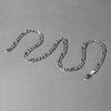 14k White Gold Solid Figaro Chain (6.00 mm)