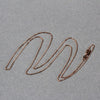 Diamond Cut Cable Link Chain in Rose Gold (0.87 mm)