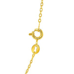 14k Yellow Gold Faceted Cable Link Chain (1.2 mm), view 9