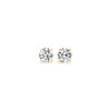 1 cttw Certified IGI Lab Grown Round Diamond Earrings 14k Yellow Gold (G/VS2)