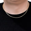 10k Yellow Gold Solid Diamond Cut Rope Chain (2.50 mm)