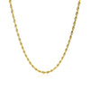 10k Yellow Gold Solid Diamond Cut Rope Chain (2.50 mm)
