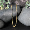 10k Yellow Gold Solid Diamond Cut Rope Chain (2.50 mm)
