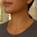 14k Yellow Gold Classic Box Chain (0.60 mm) (Style 60170), view 19