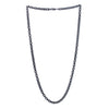 Sterling Silver Black Ruthenium Plated Oval Link Chain (5.60 mm), view 3
