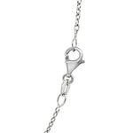 14k White Gold Oval Cable Link Chain (1.50 mm), view 7