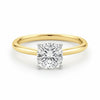 1.50Ct Cushion Lab Grown IGI G/VS1 Diamond Ring in 10K Yellow Gold