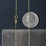 14k Yellow Gold Singapore Chain (1.10 mm), view 19