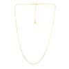 14k Yellow Gold Adjustable Snake Chain (0.80 mm)