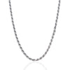 Sterling Silver Diamond Cut Rope Style Chain (3.60 mm)