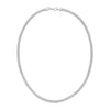 Sterling Silver Rhodium Plated Ice Barrel Chain (5.00 mm), view 3