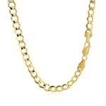 14k Yellow Gold Curb Chain (5.30 mm), view 23