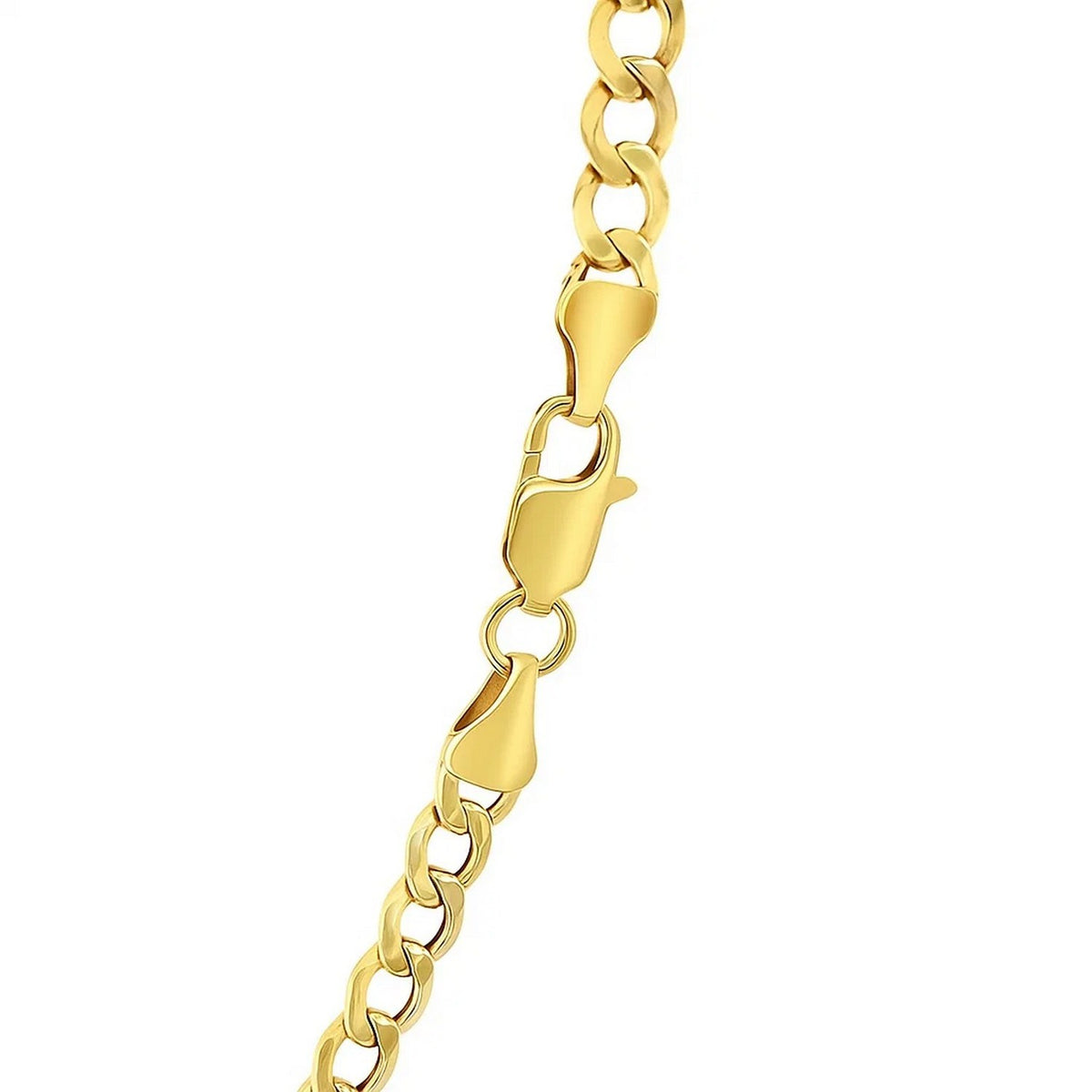 14k Yellow Gold Curb Chain (5.30 mm), view 15