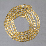 14k Yellow Gold Curb Chain (5.30 mm), view 19