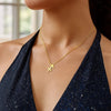 14K Yellow Gold Sagittarius Necklace, view 4