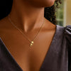 14K Yellow Gold Sagittarius Necklace, view 5