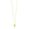 14K Yellow Gold Helium Initial T Pendant