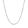 Rhodium Plated 2.2mm Sterling Silver Sparkle Style Chain (2.20 mm), view 2