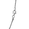 Rhodium Plated 2.2mm Sterling Silver Sparkle Style Chain (2.20 mm), view 4