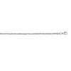 Rhodium Plated 2.2mm Sterling Silver Sparkle Style Chain (2.20 mm), view 5