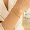 14K Yellow Gold Figaro Bracelet (1.90 mm), view 6