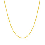 14k Yellow Gold Classic Box Chain (0.75 mm), view 10