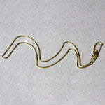 14k Yellow Gold Classic Box Chain (0.75 mm), view 6