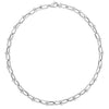 Sterling Silver Rhodium Plated Jax Link Bead Chain (9.30 mm)