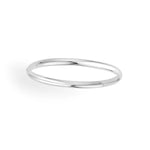 Classic Bangle in 14K White Gold (5.00 mm), view 3